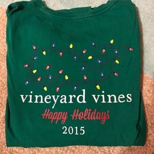 Vineyard Vines Long Sleeve 2015 Holiday Tee